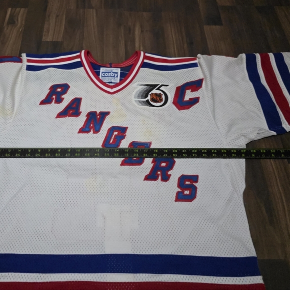 Vintage CCM Cosby New York Rangers Mark Messier 11 Jersey Mens 48 - Picture 12 of 12